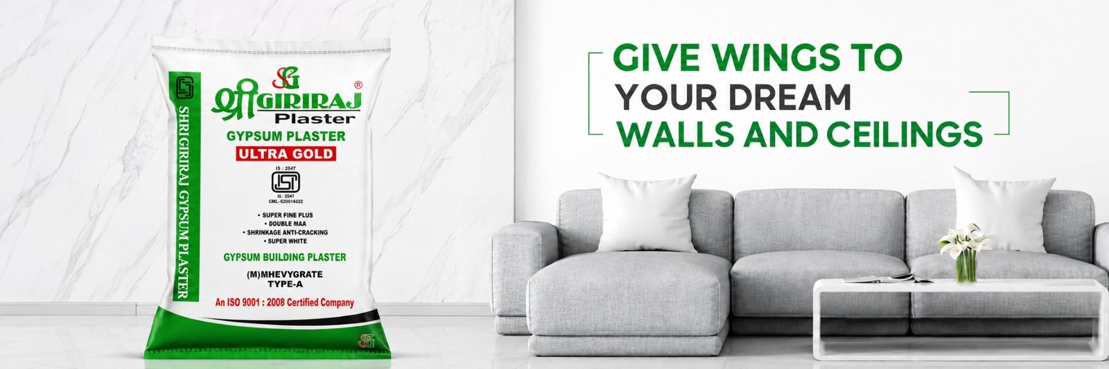 GIRIRAJ Wall Putty – protective base for your paints