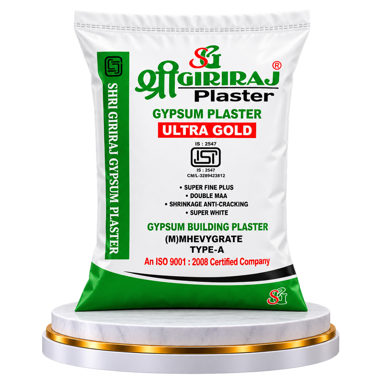 GIRIRAJ Gypsum Plaster Ultra Gold