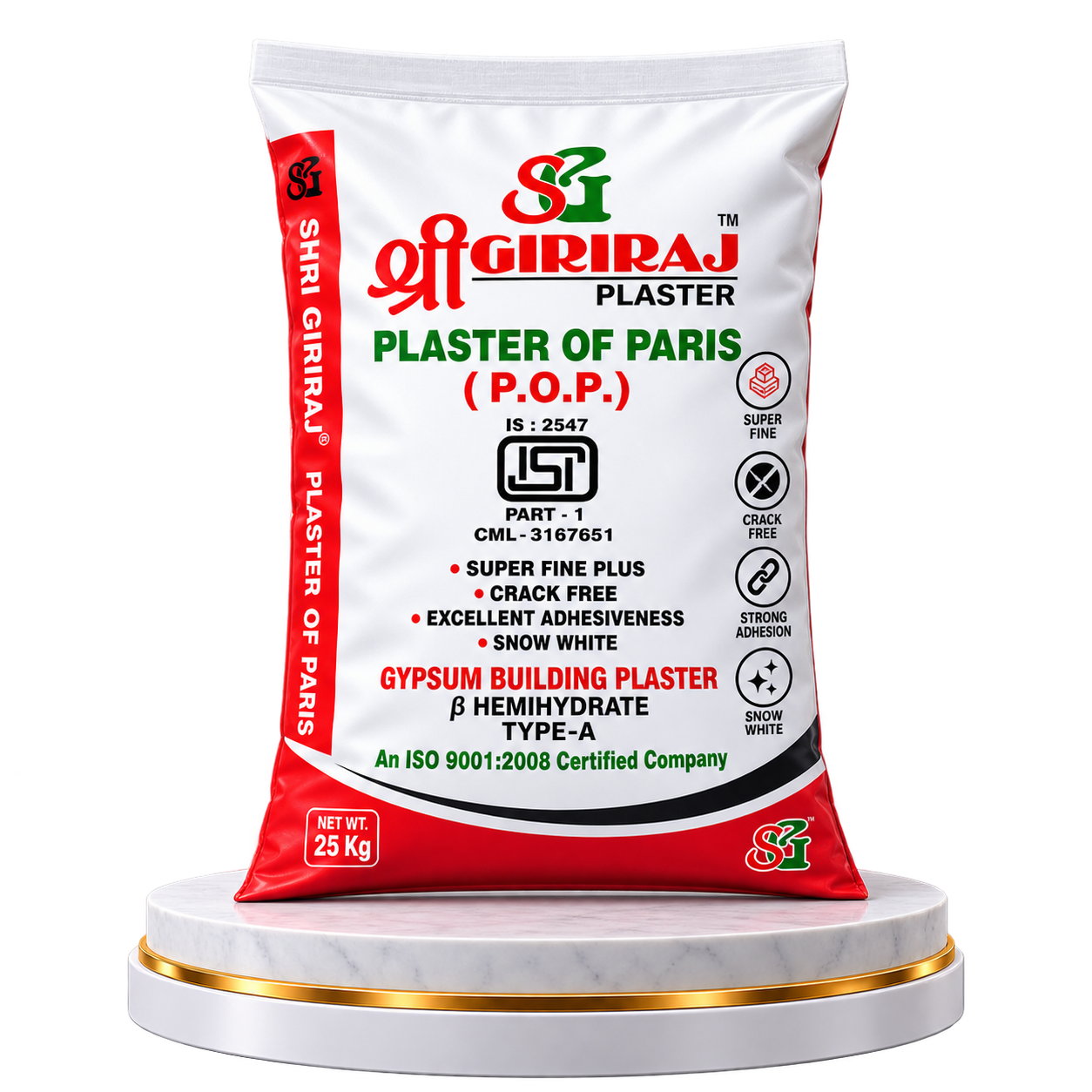 GIRIRAJ Plaster of Paris